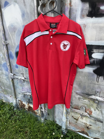 Valley Dragons Red Cotton Polo Shirt